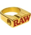 Raw Smoking Ring Gold