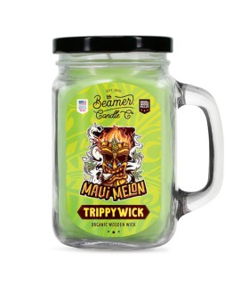 Beamer Candle Co. Trippy Wick (Wood Wick) Maui Melon