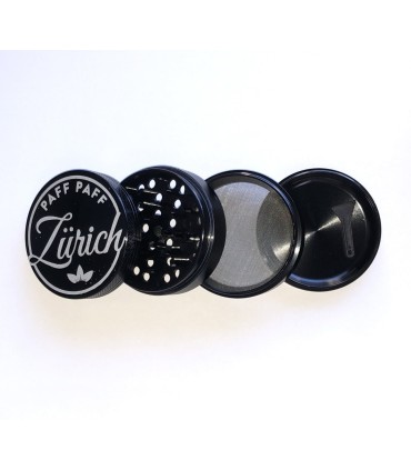 Paff Paff Grinder XL/4-teilig Schwarz - Start at Paff Paff