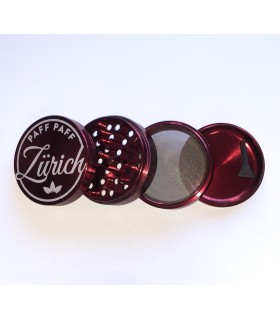 Paff Paff Grinder XL/4-teilig Rot - Start at Paff Paff