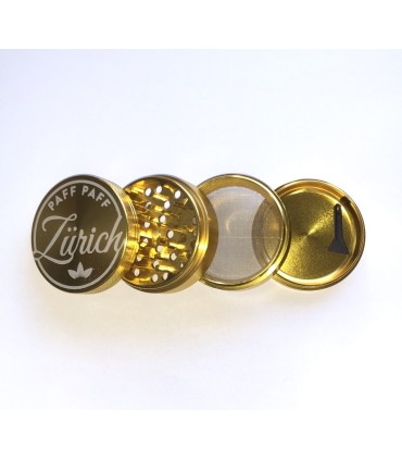 Paff Paff Grinder XL/4-teilig Gold - Start at Paff Paff
