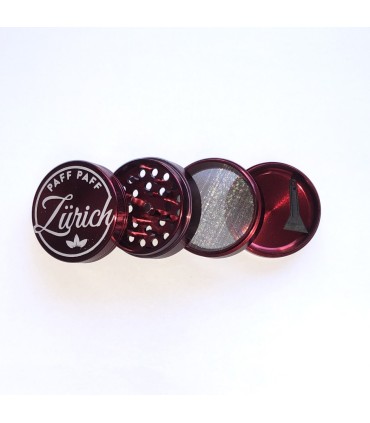 Paff Paff Grinder M/4-teilig Rot - Start bei Paff Paff