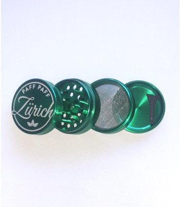 Paff Paff Grinder M/4-teilig Grün - Start bei Paff Paff