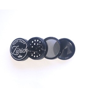 Paff Paff Grinder M/4-teilig Schwarz - Start at Paff Paff