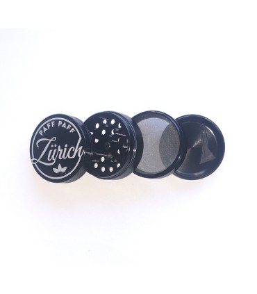 Paff Paff Grinder M/4-teilig Schwarz - Start at Paff Paff