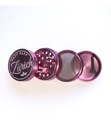 Paff Paff Grinder M/4-teilig Pink - Start bei Paff Paff