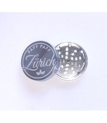 Paff Paff Grinder XL/2-teilig Silber - Start bei Paff Paff